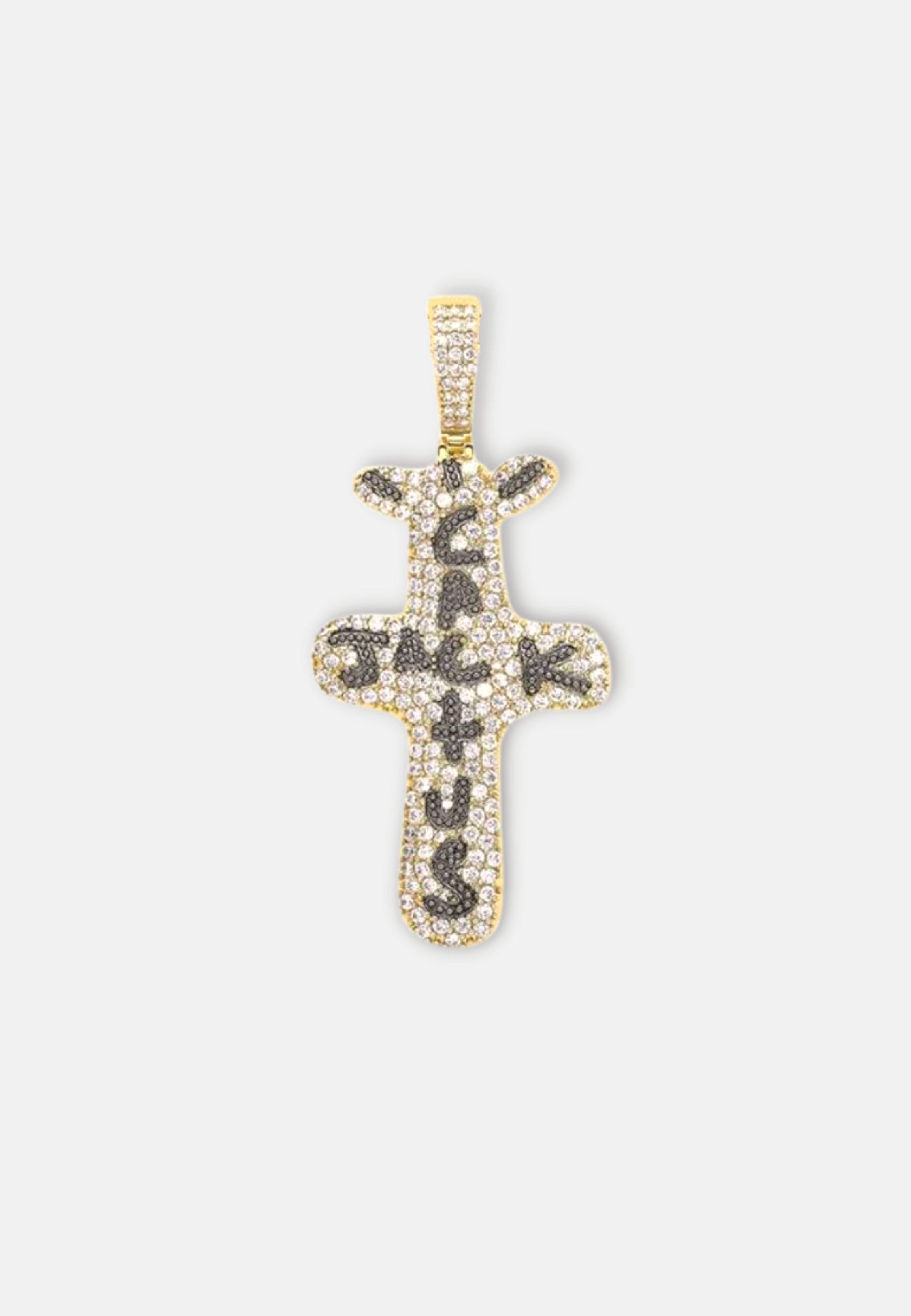 Hillenic Gold Cactus Jack Cross Filled Pendant
