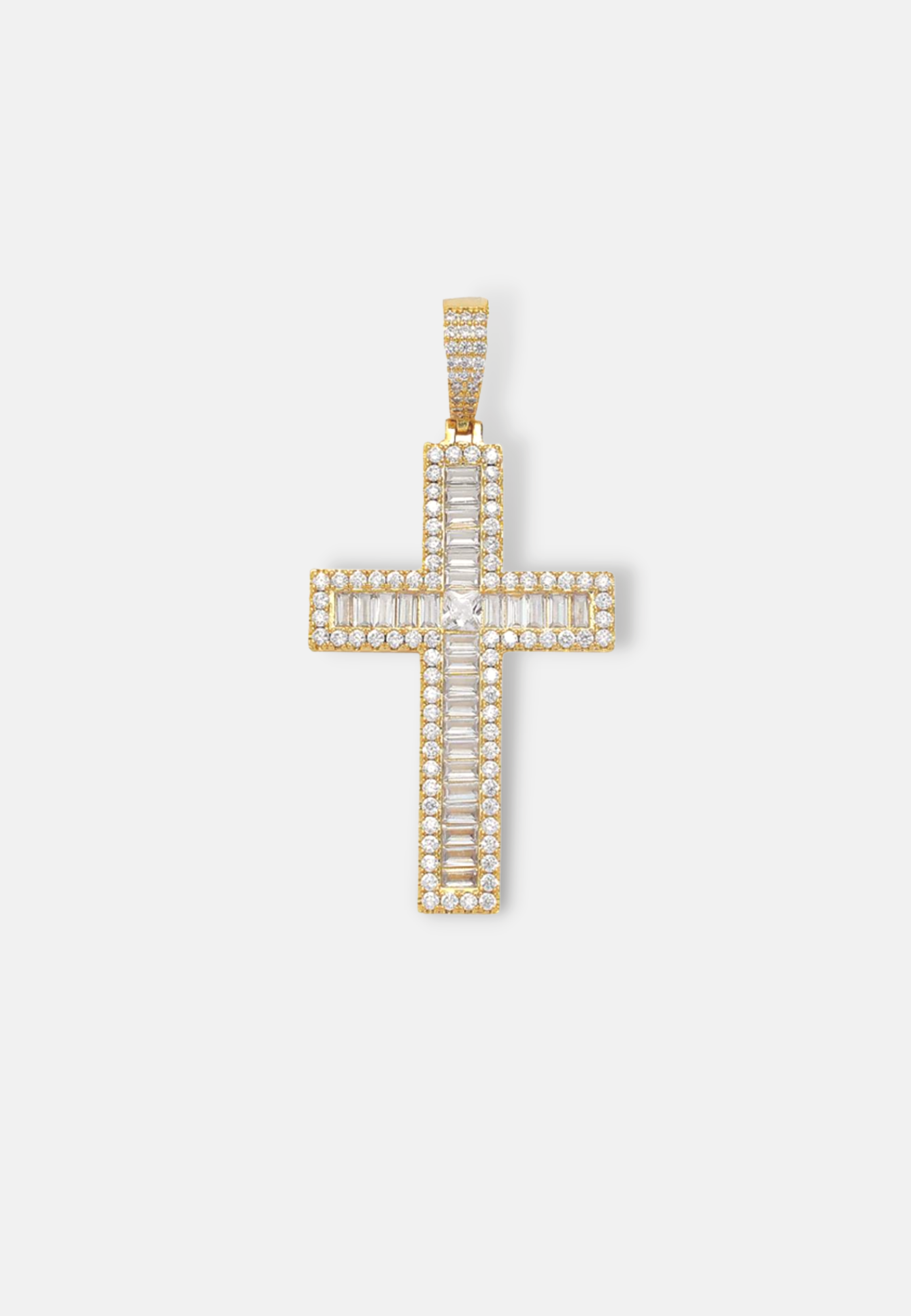 Hillenic Gold Faith Cross Pendant
