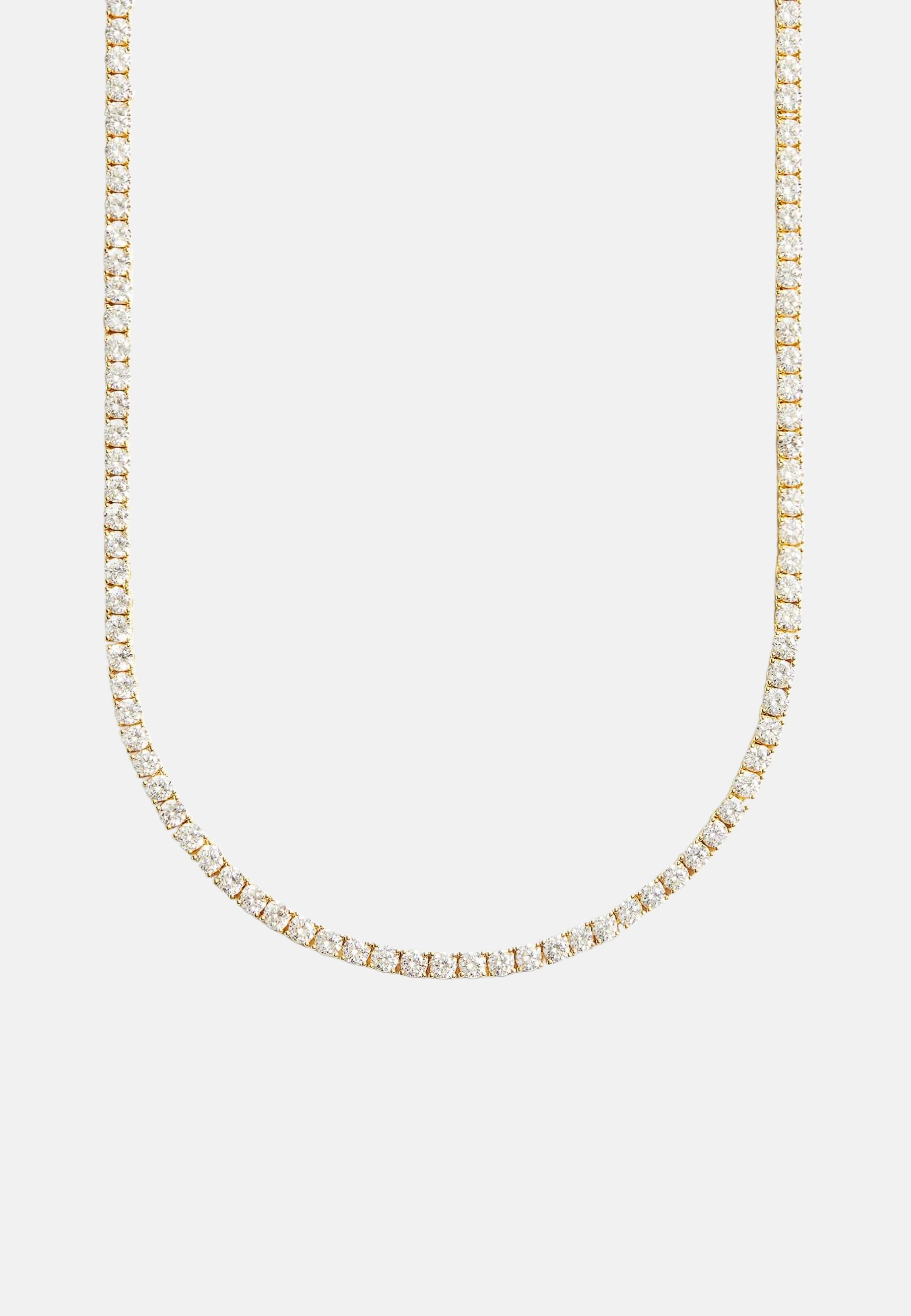 HIllenic 3mm Gold Classic Tennis Chain