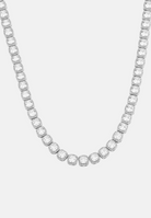 Hillenic Silver 10mm Square Tennis Chain