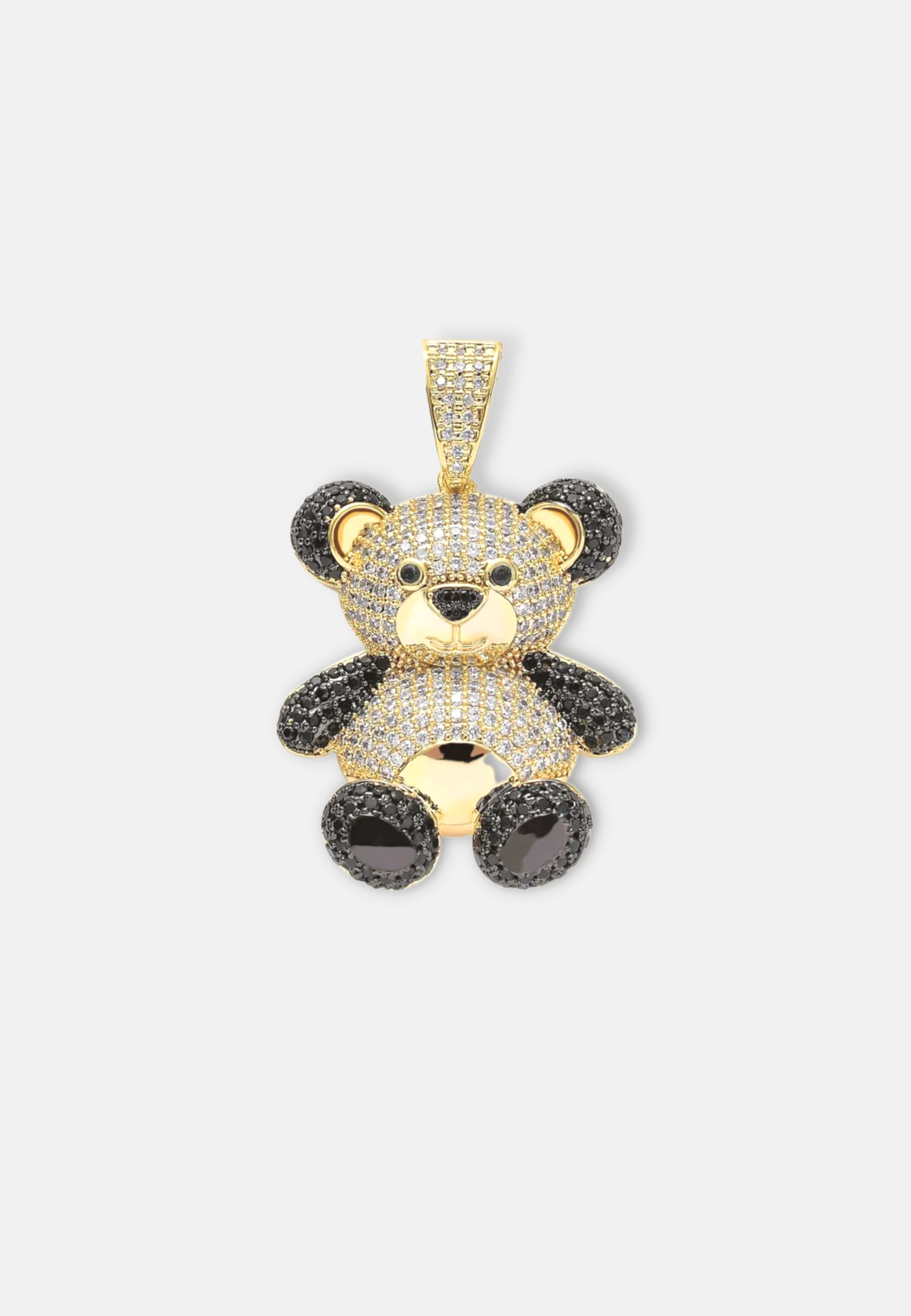 Hillenic Gold Plush Bear Pendant
