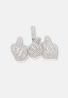 Hillenic Silver Triple Finger Pendant