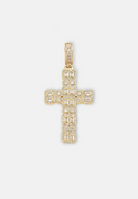 Hillenic Gold Iced Mixed Cross Pendant, absolute best seller in hip hop jewelry industry