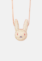 Hillenic Rose Gold Full Zircon Rabbit Pendant