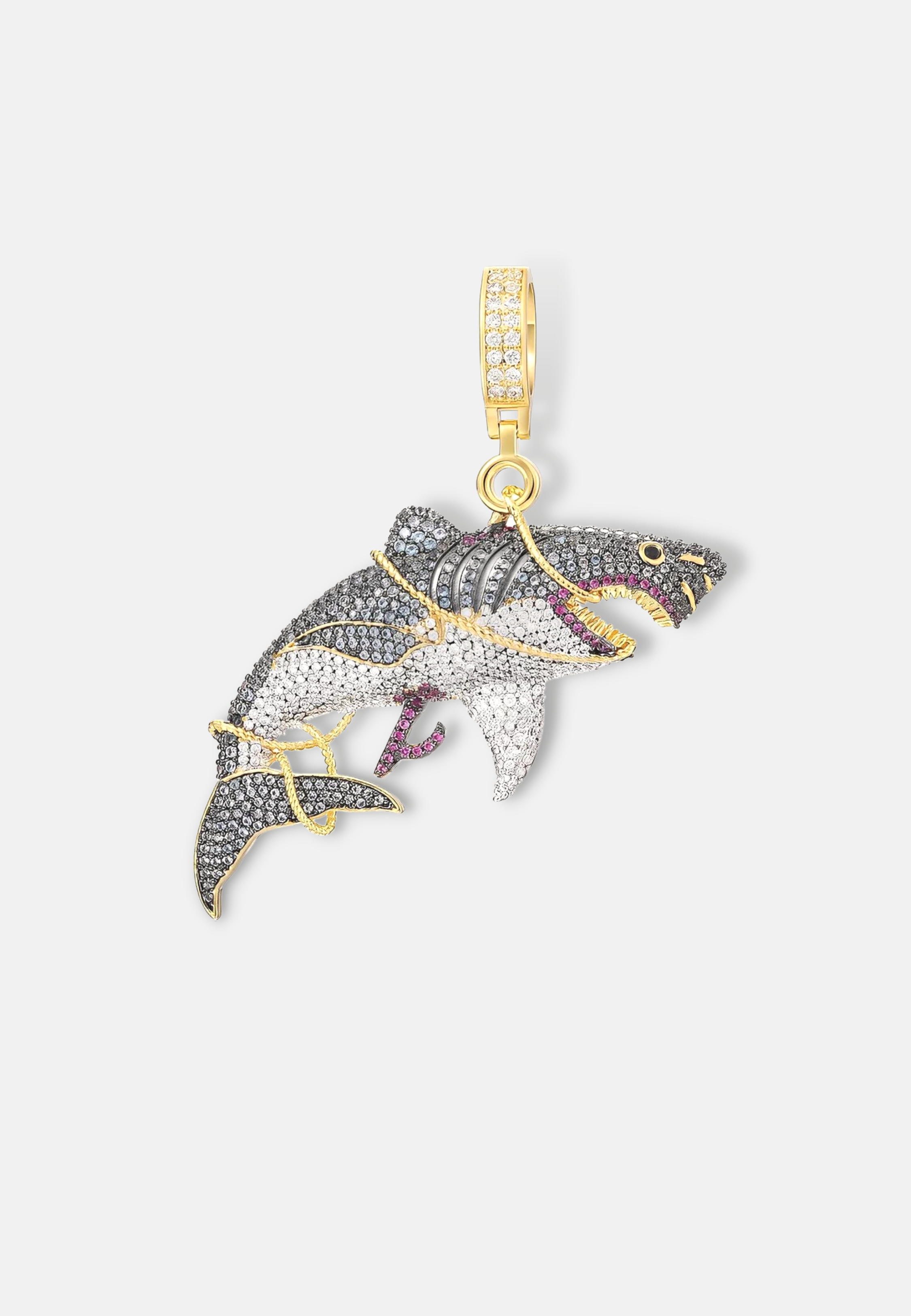Hillenic Gold Mini Shark Pendant