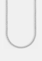 Hillenic 6mm Square Cuban Chain - Silver