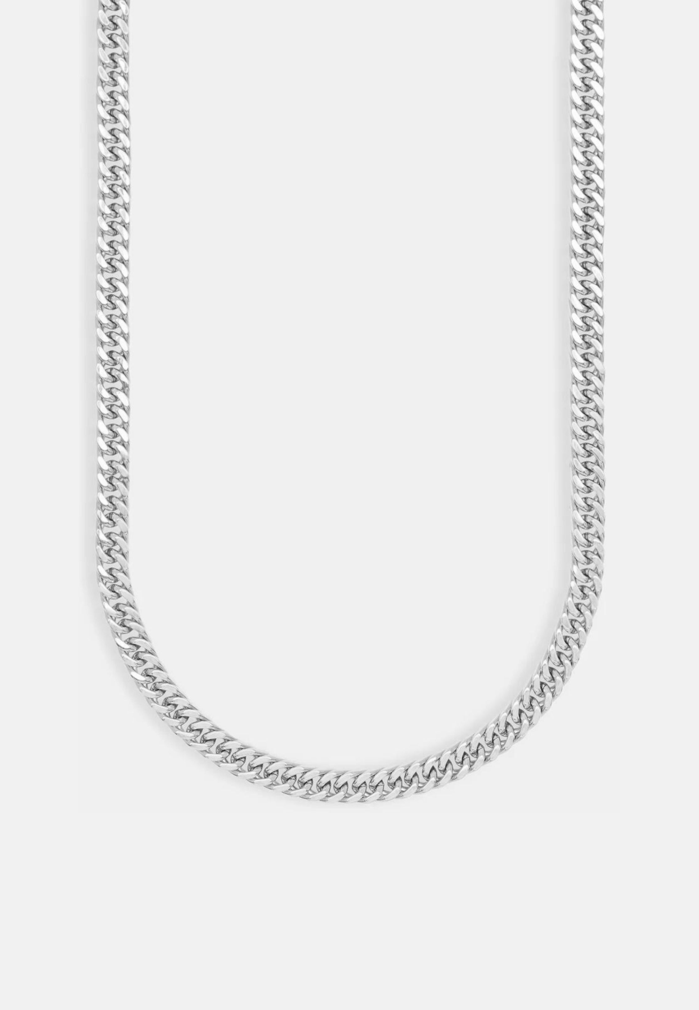 Hillenic 6mm Square Cuban Chain - Silver