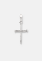 Hillenic Hillenic Iced Little Nail Cross Pendant
