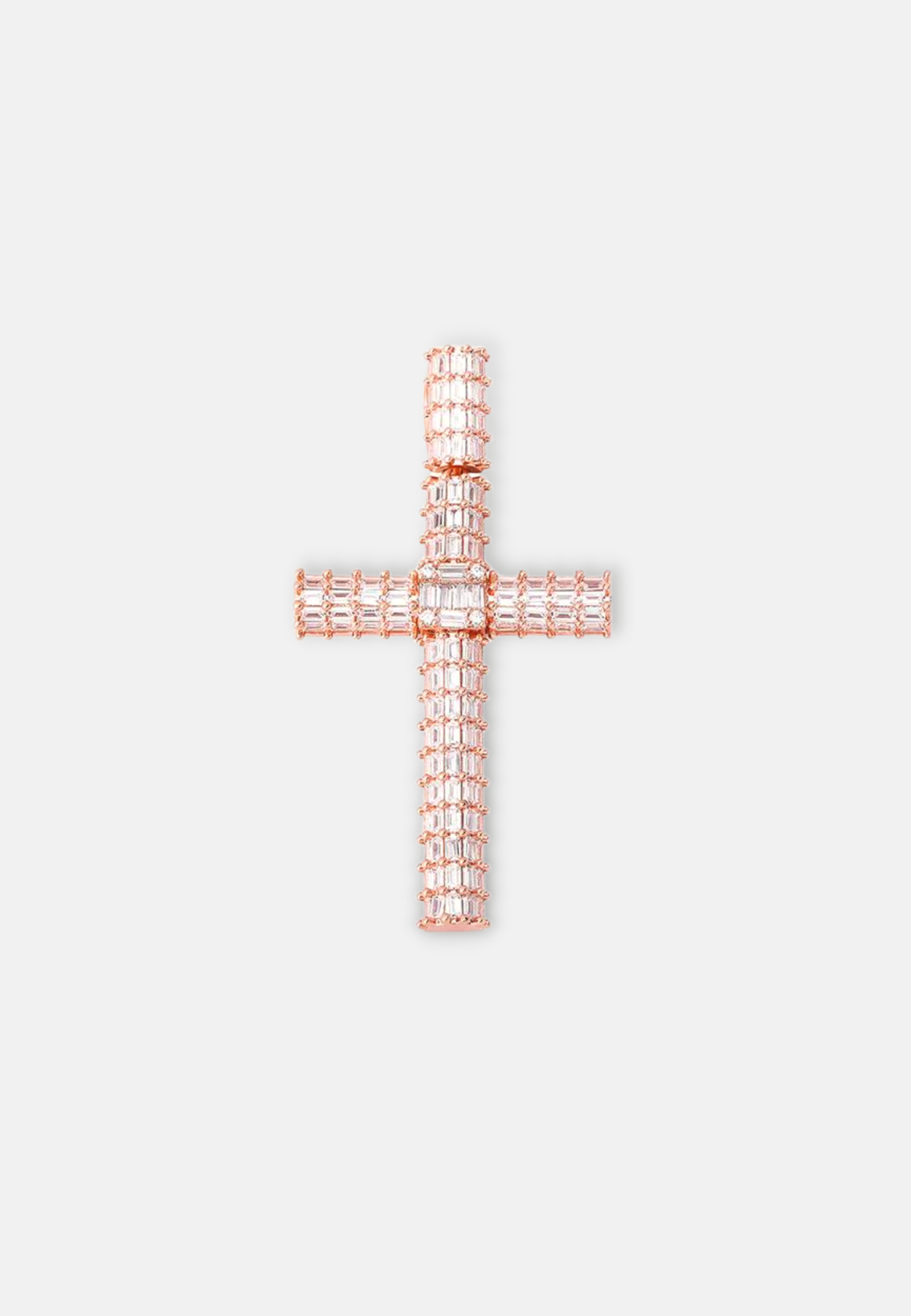 Hillenic Rose Gold Premium Cross Pendant