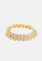 Hillenic 12mm Cuban Link Bracelet - Gold