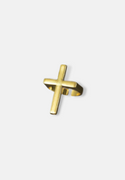 Hillenic Gold Classic Plain Cross Ring