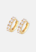 Hillenic Gold 2mm Tennis Earrings