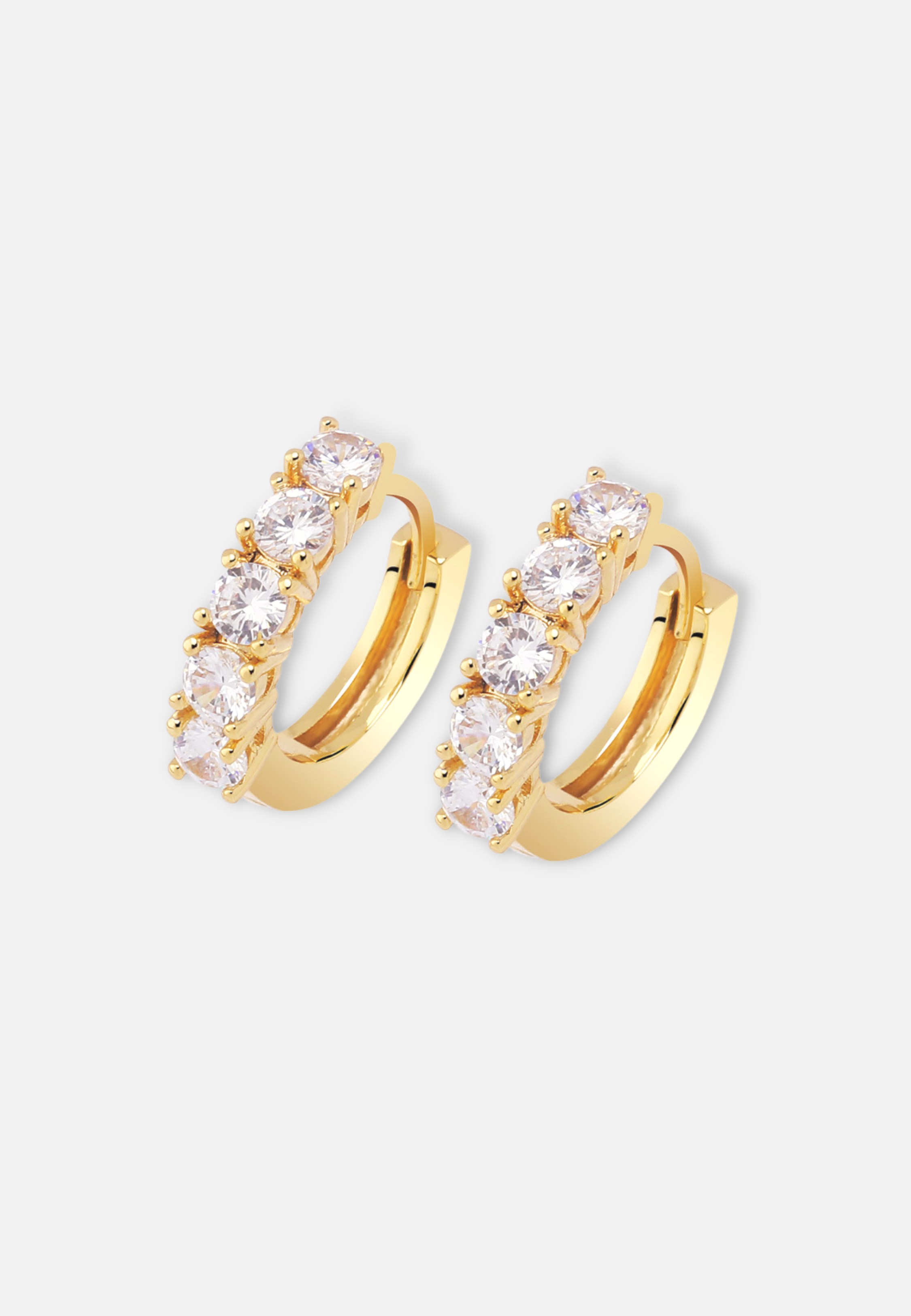 Hillenic Gold 2mm Tennis Earrings
