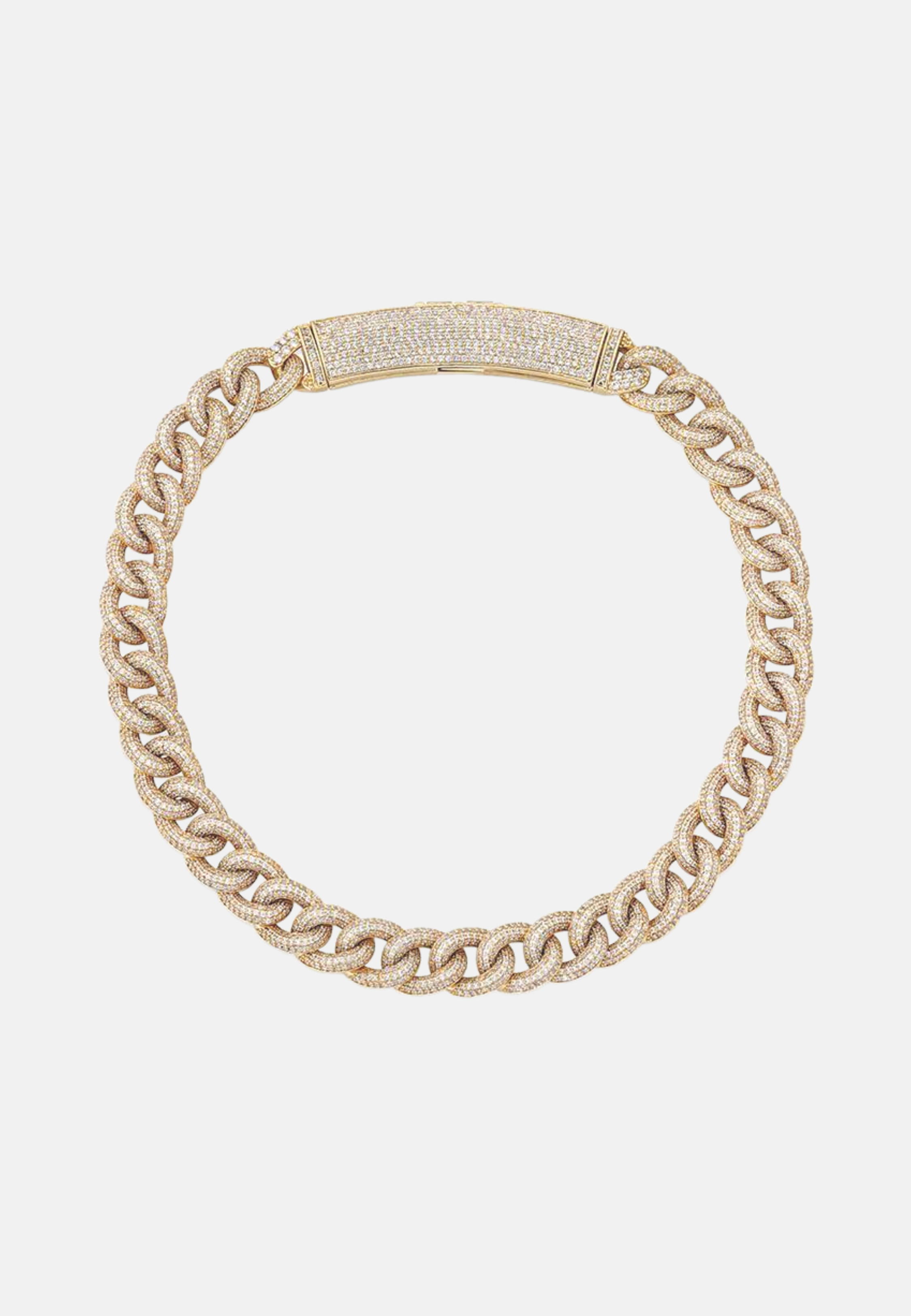 Hillenic Gold 16mm Buckle Curb Choker