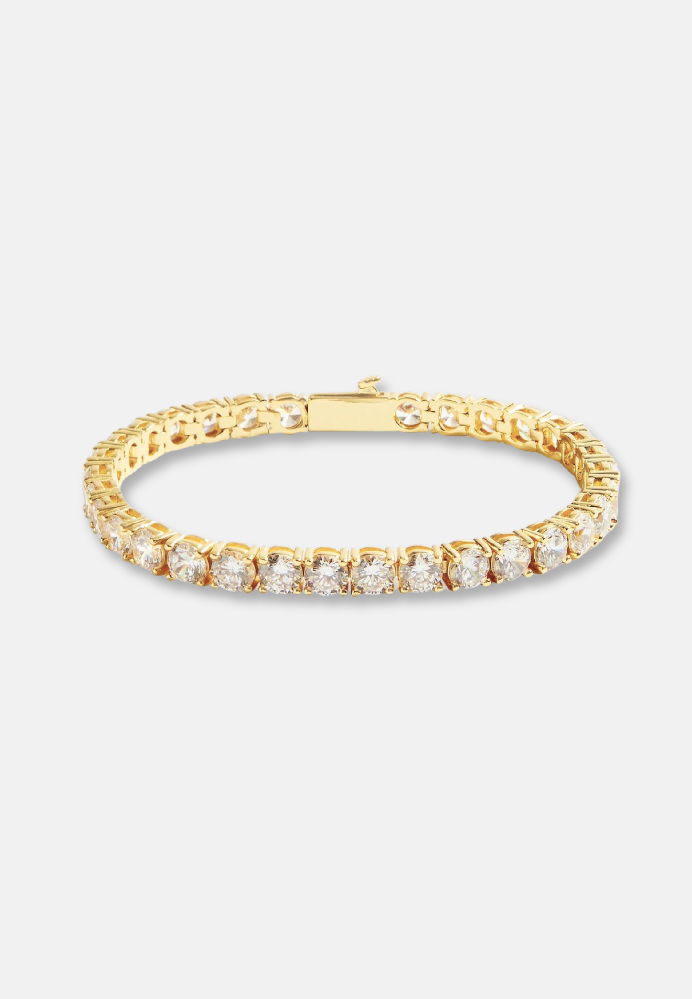 Hillenic 5mm Gold Classic Tennis Bracelet