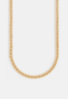 6mm Square Cuban Chain - Gold