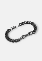 Hillenic Black 5mm Dumbbell Cuban Bracelet