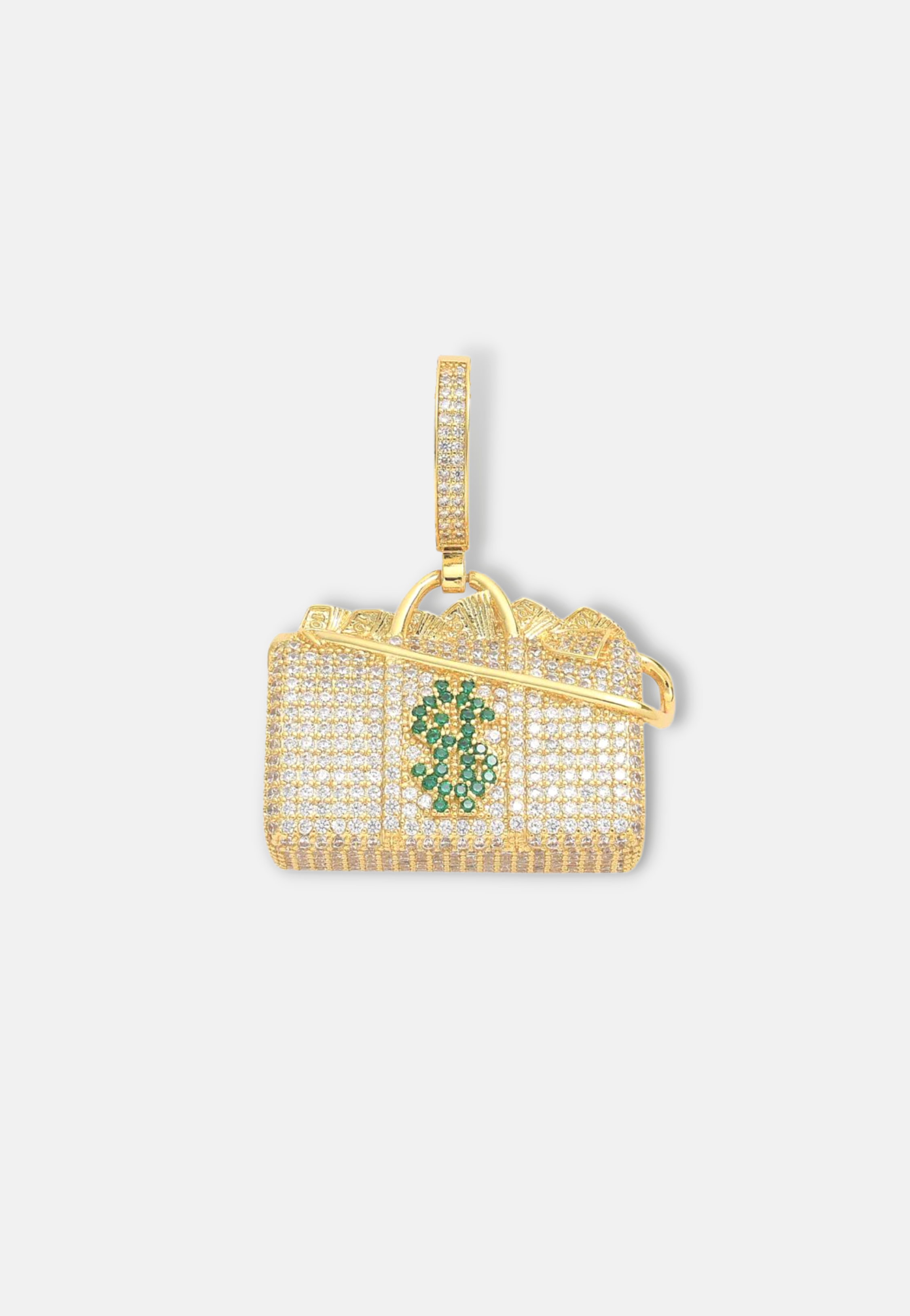 Hillenic Gold Premium Money Bag Pendant