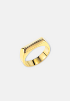 Hillenic Gold Index Plain Ring