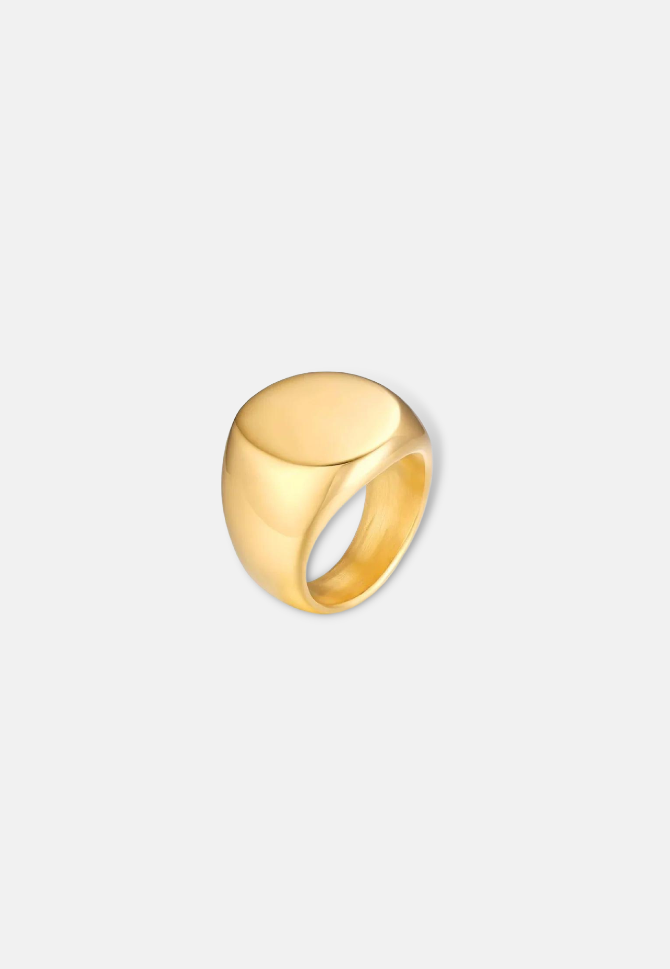 Hillenic Gold Plain Business Ring