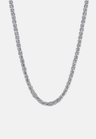 Hillenic Silver Plain Buckle Chain