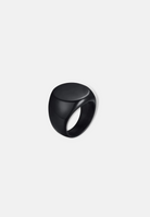 Hillenic Black Plain Business Ring