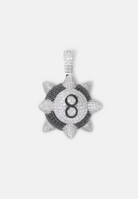 Hillenic Silver "8" Mace Pendant