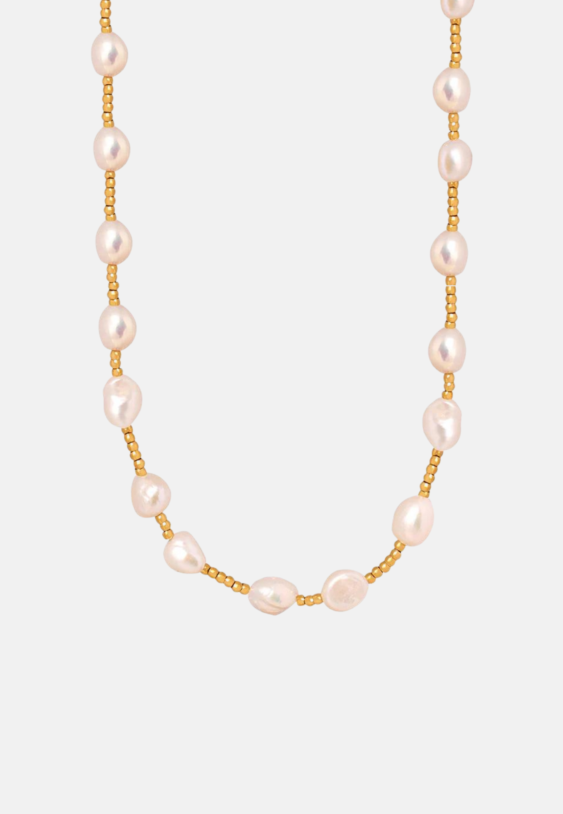 Hillenic Freshwater Stone Pearl Necklace