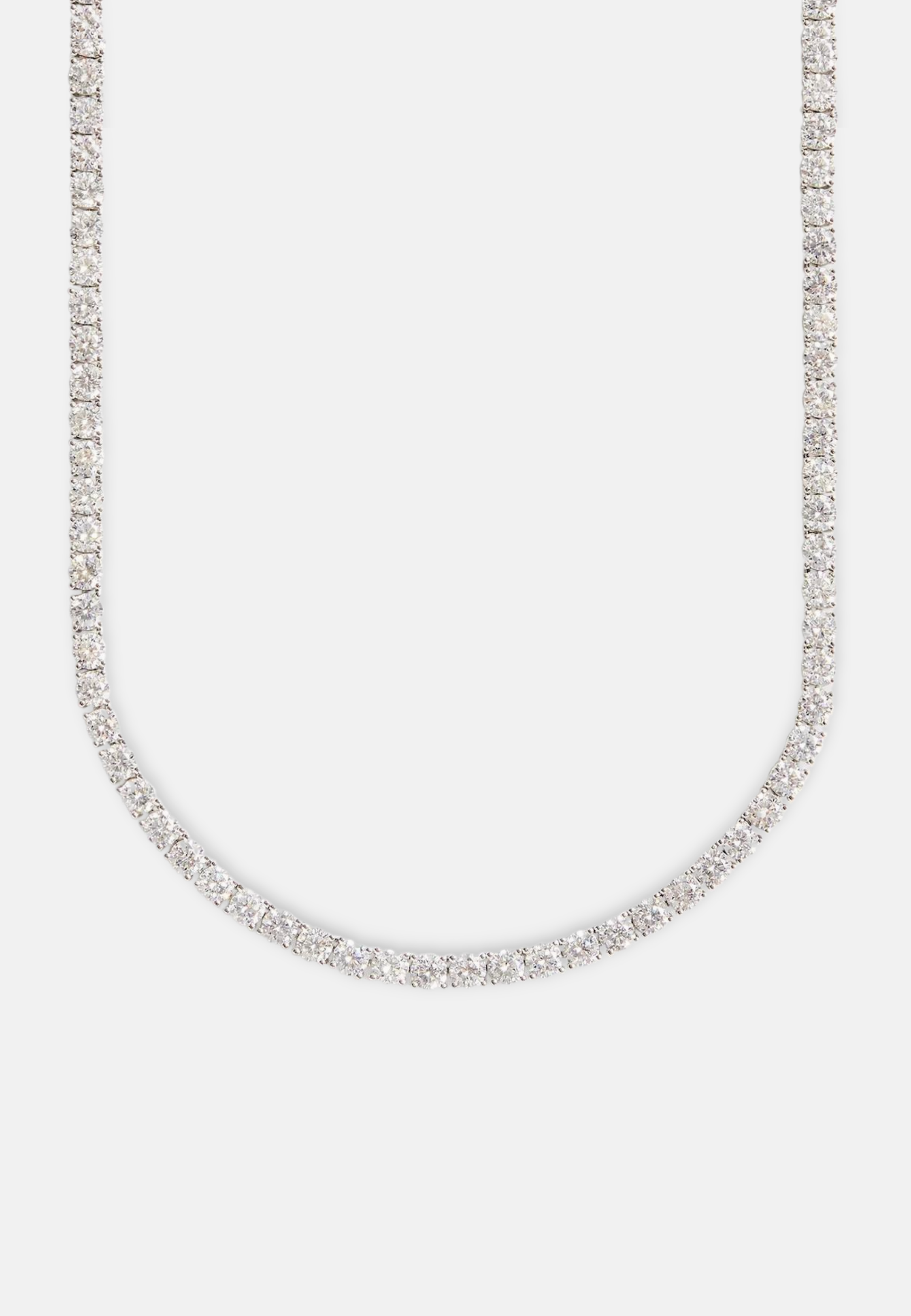 Hillenic 5mm Silver Classic Tennis Chain