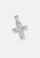 Hillenic Silver Double-sided Cross Pendant