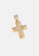 Hillenic Gold Double-sided Cross Pendant