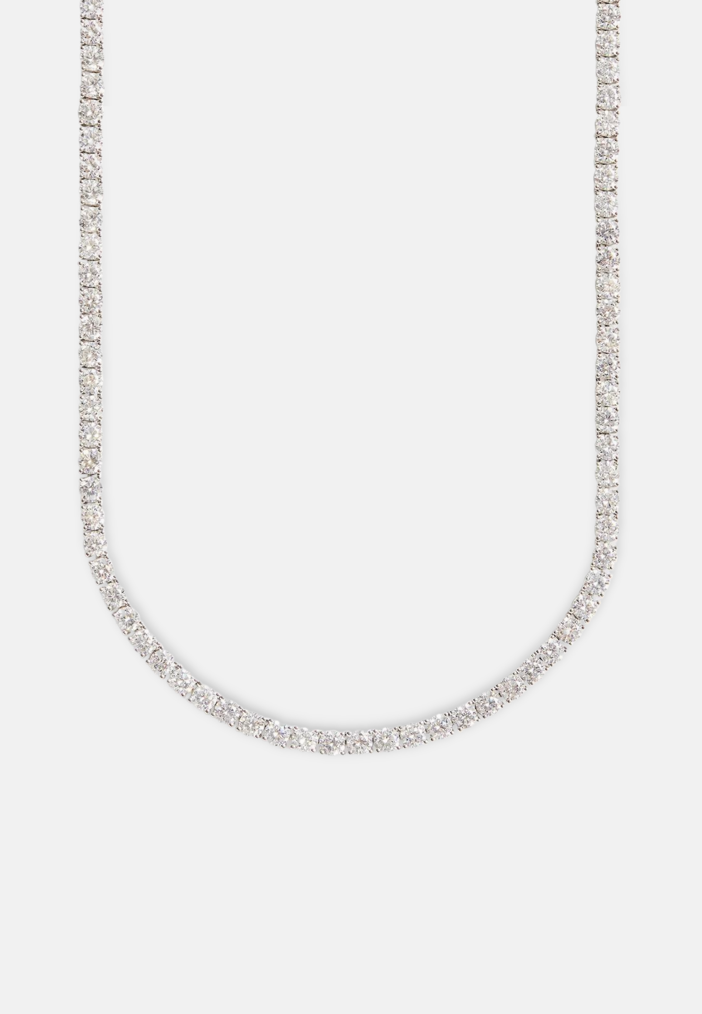Hillenic 4mm Silver Classic Tennis Chain