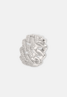 Hillenic Silver 11mm Cuban Link Ring