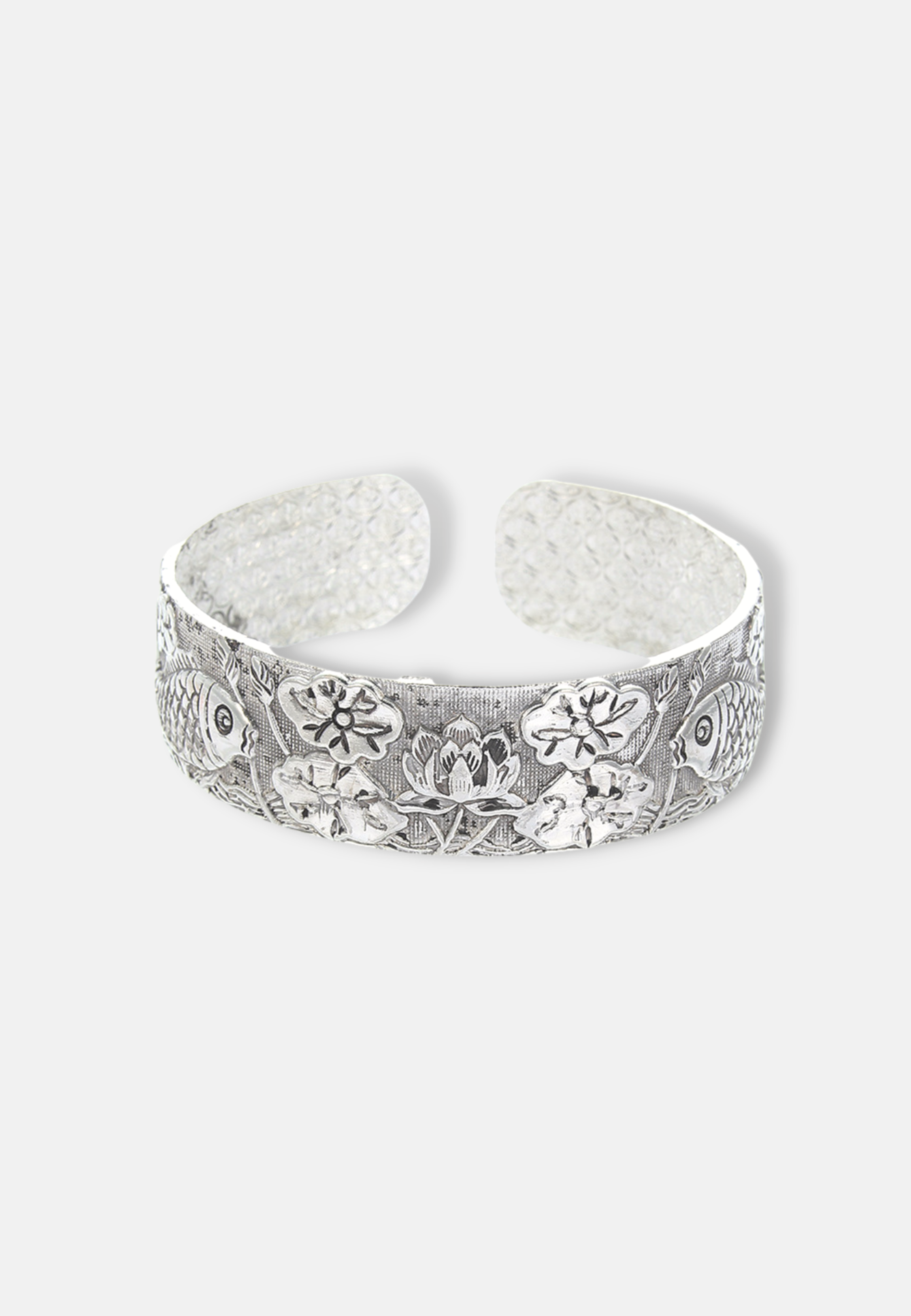 Hillenic ANTIQUE OPEN BANGLE - SEABED