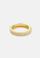 Hillenic Gold 5mm Iced Tennis Ring
