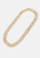 Hillenic Gold 15mm Prong Cuban & Pig Nose Chain