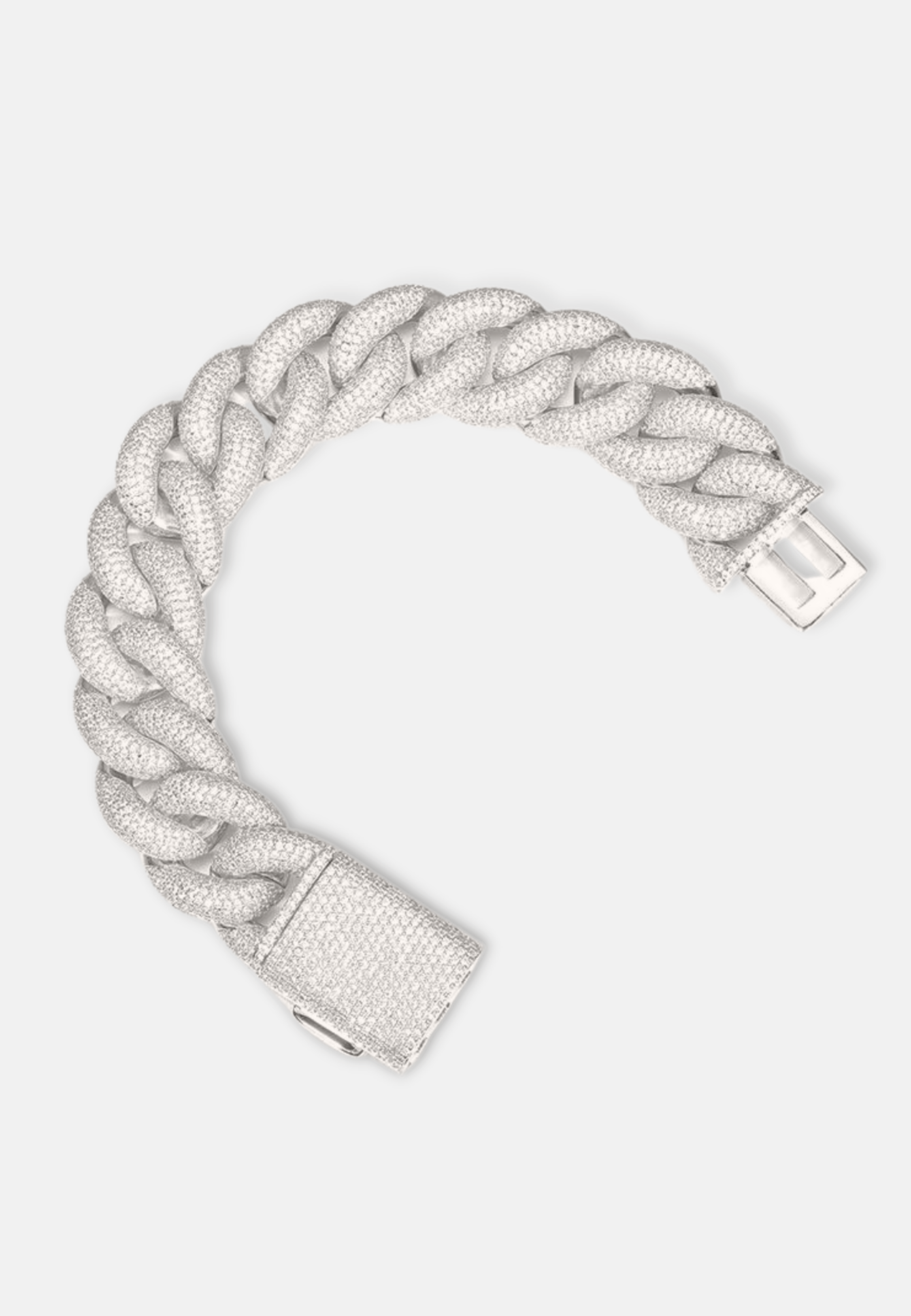Hillenic Silver 18mm Bubble Cuban Link Bracelet