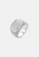 Hillenic SIlver Iced Statement Ring