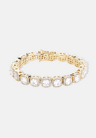 Hillenic Gold 12mm Square Tennis Bracelet