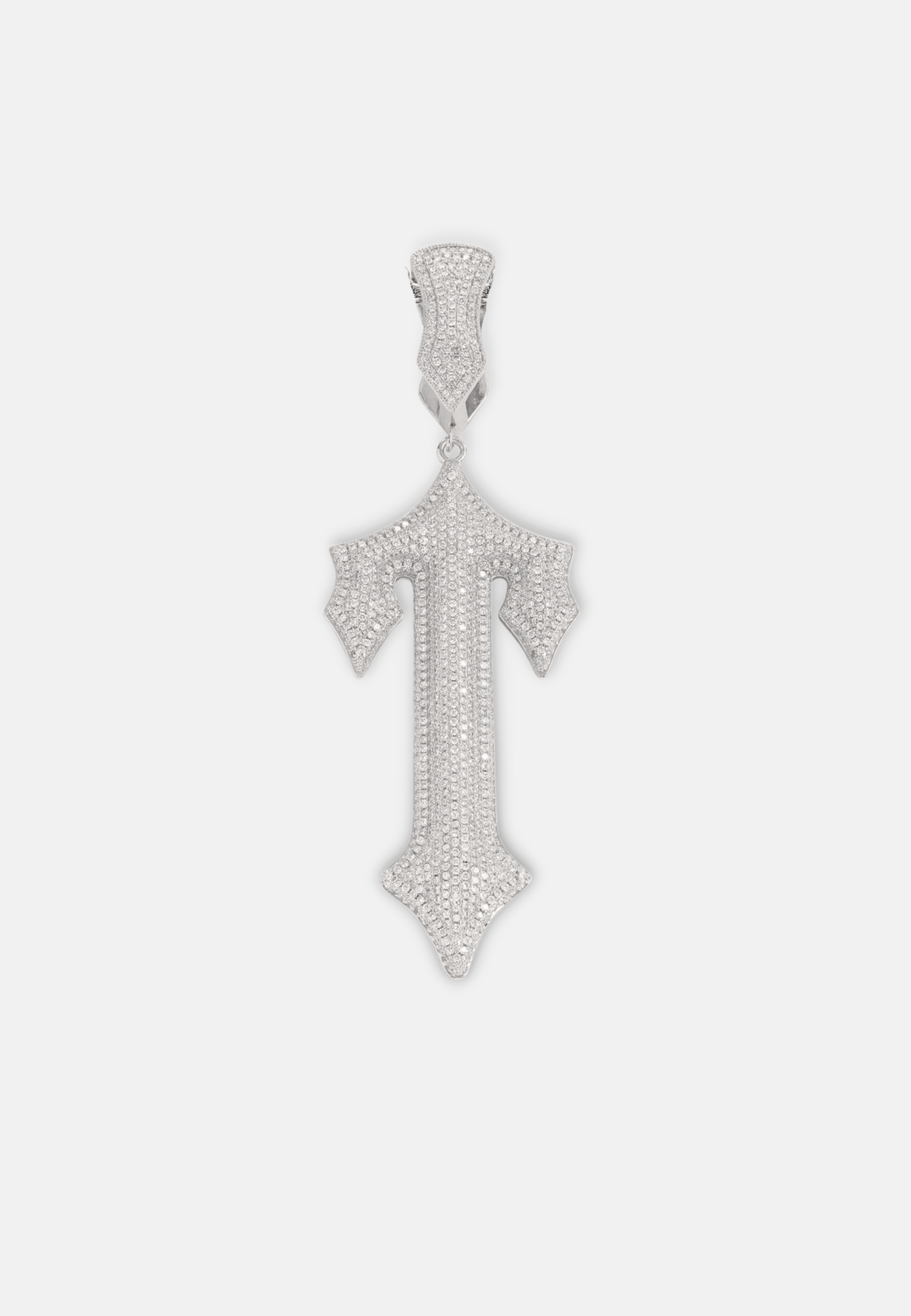 Hillenic Silver Trap Cross Pendant