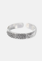 Hillenic ANTIQUE OPEN BANGLE - PEAFOWL