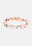Hillenic Rose Gold 12mm Square Tennis Bracelet