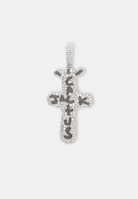 Hillenic Silver Cactus Jack Cross Filled Pendant