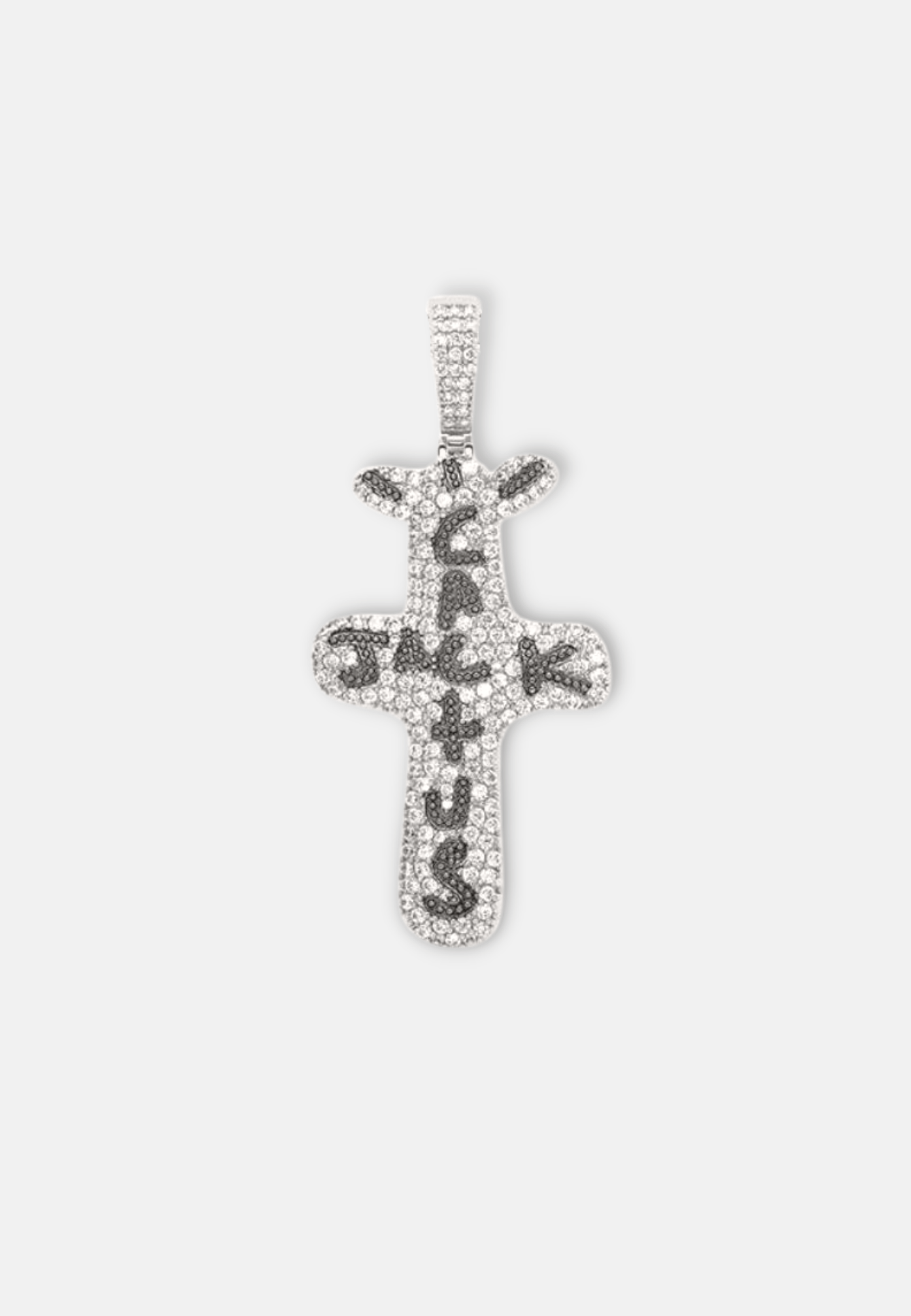 Hillenic Silver Cactus Jack Cross Filled Pendant