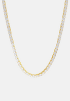 Hillenic Gold 925 Classic Tennis Chain, Premium quality Iced Chain