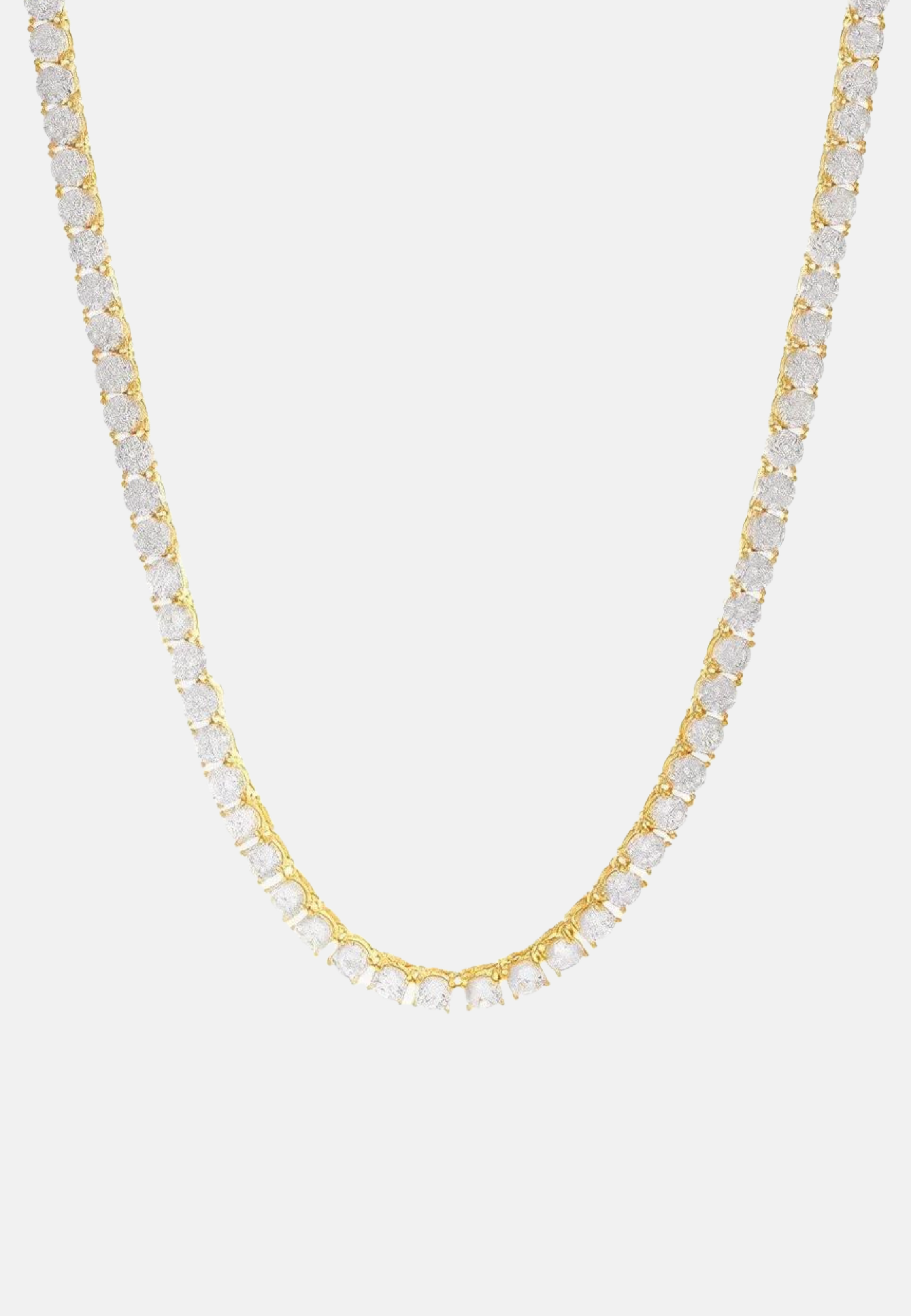 Hillenic Gold 925 Classic Tennis Chain, Premium quality Iced Chain
