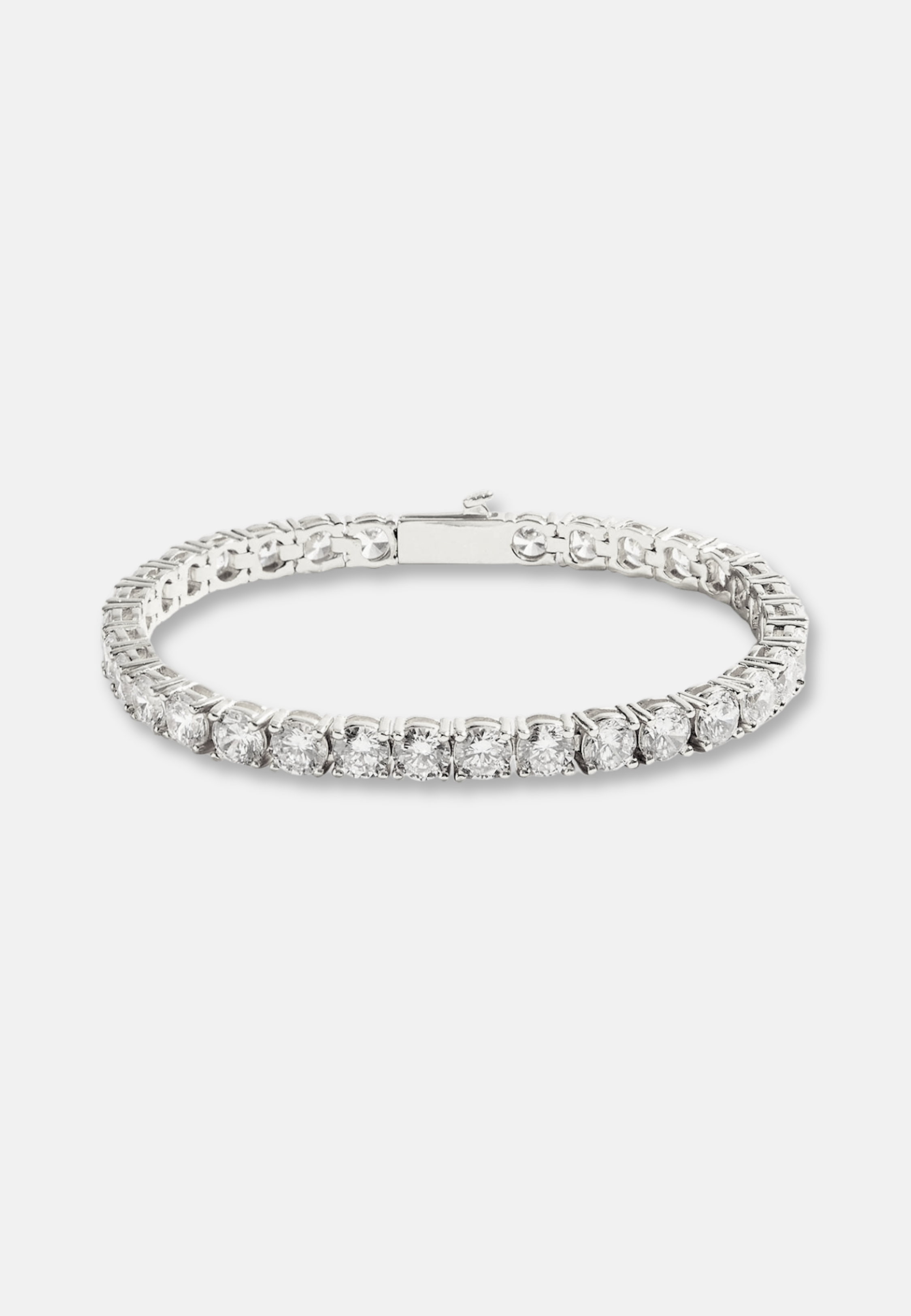 Hillenic 5mm Silver Classic Tennis Bracelet