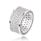 Hillenic Silver Mosaic Ring