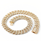 HIllenic GOLD 15/20mm Miami Buckle Chain