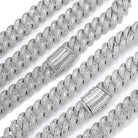 HIllenic Silver 15/20mm Miami Buckle Chain PAttern